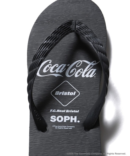 F.C.Real Bristol(エフシーレアルブリストル)の「Coca-Cola LISTED LOGOS BEACH SANDALS(サンダル・メンズ・グリーン/ブラック/ホワイト/ネイビー・25cm/24cm/28cm/27cm/26cm)」の12枚目の写真