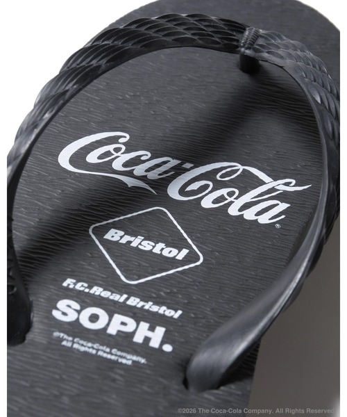 F.C.Real Bristol(エフシーレアルブリストル)の「Coca-Cola LISTED LOGOS BEACH SANDALS(サンダル・メンズ・グリーン/ブラック/ホワイト/ネイビー・25cm/24cm/28cm/27cm/26cm)」の13枚目の写真