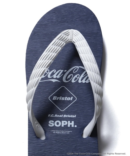F.C.Real Bristol(エフシーレアルブリストル)の「Coca-Cola LISTED LOGOS BEACH SANDALS(サンダル・メンズ・グリーン/ブラック/ホワイト/ネイビー・25cm/24cm/28cm/27cm/26cm)」の6枚目の写真