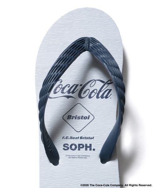 F.C.Real Bristol(エフシーレアルブリストル)の「Coca-Cola LISTED LOGOS BEACH SANDALS(サンダル・メンズ・グリーン/ブラック/ホワイト/ネイビー・25cm/24cm/28cm/27cm/26cm)」の15枚目の写真