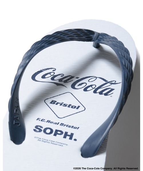 F.C.Real Bristol(エフシーレアルブリストル)の「Coca-Cola LISTED LOGOS BEACH SANDALS(サンダル・メンズ・グリーン/ブラック/ホワイト/ネイビー・25cm/24cm/28cm/27cm/26cm)」の16枚目の写真