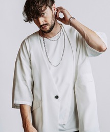NO ID.（ノーアイディ）の「【NO ID.】No Collar Long Jacket / ノーカラー ロング ジャケット（ノーカラージャケット）」