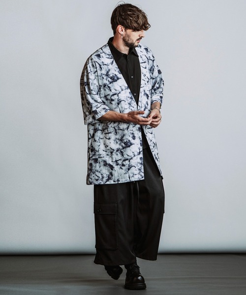 NO ID.(ノーアイディ)の「【NO ID.】No Collar Long Jacket / ノーカラー ロング ジャケット(ノーカラージャケット・メンズ・その他22/ホワイト/その他27・ONE SIZE)」の6枚目の写真