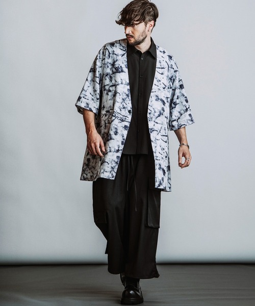 NO ID.(ノーアイディ)の「【NO ID.】No Collar Long Jacket / ノーカラー ロング ジャケット(ノーカラージャケット・メンズ・その他22/ホワイト/その他27・ONE SIZE)」の7枚目の写真