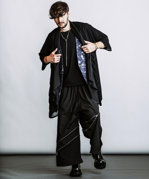 NO ID.(ノーアイディ)の「【NO ID.】No Collar Long Jacket / ノーカラー ロング ジャケット(ノーカラージャケット・メンズ・その他22/ホワイト/その他27・ONE SIZE)」の18枚目の写真