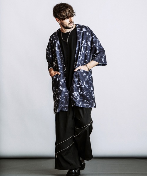 NO ID.(ノーアイディ)の「【NO ID.】No Collar Long Jacket / ノーカラー ロング ジャケット(ノーカラージャケット・メンズ・その他22/ホワイト/その他27・ONE SIZE)」の10枚目の写真