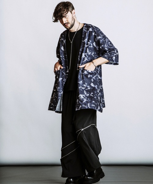 NO ID.(ノーアイディ)の「【NO ID.】No Collar Long Jacket / ノーカラー ロング ジャケット(ノーカラージャケット・メンズ・その他22/ホワイト/その他27・ONE SIZE)」の11枚目の写真