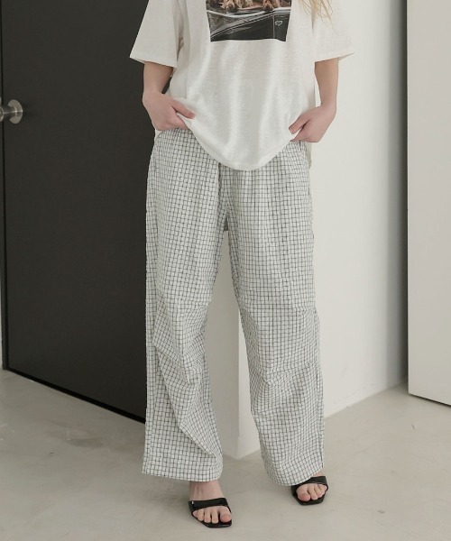 DONOBAN(ドノバン)の「2wayウエストラップパンツ(その他パンツ・レディース・ブラウン/アイボリー・ONE SIZE)」の9枚目の写真