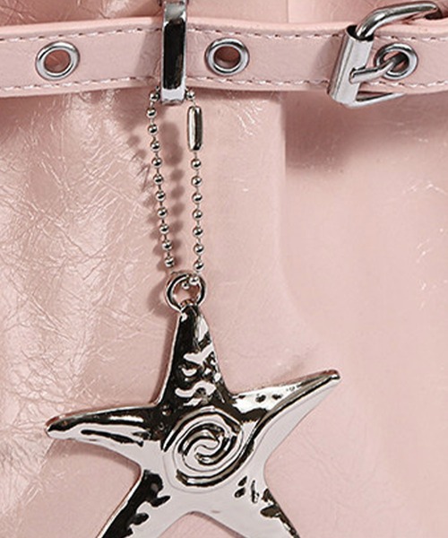 HOOK(フック)の「HOOK for girls 巾着ショルダートートバッグ(トートバッグ・レディース・ライトブルー/ピンク/オフホワイト/ブラック・FREE)」の21枚目の写真