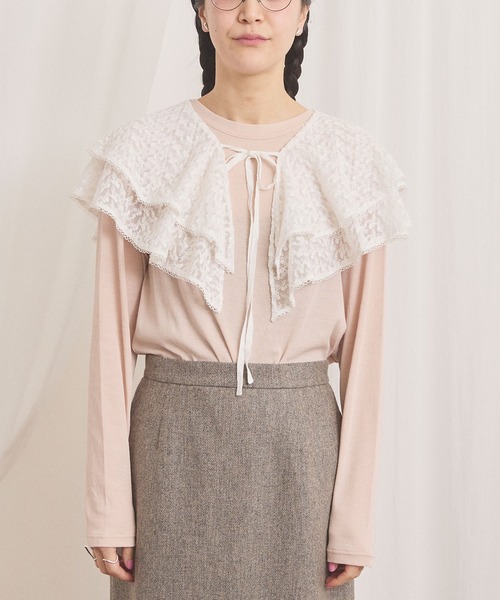 fig London(フィグロンドン)の「Hazel collar(付け襟・レディース・ホワイト/ブラック・FREE)」の19枚目の写真