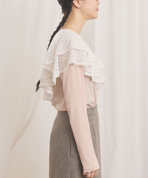 fig London(フィグロンドン)の「Hazel collar(付け襟・レディース・ホワイト/ブラック・FREE)」の20枚目の写真