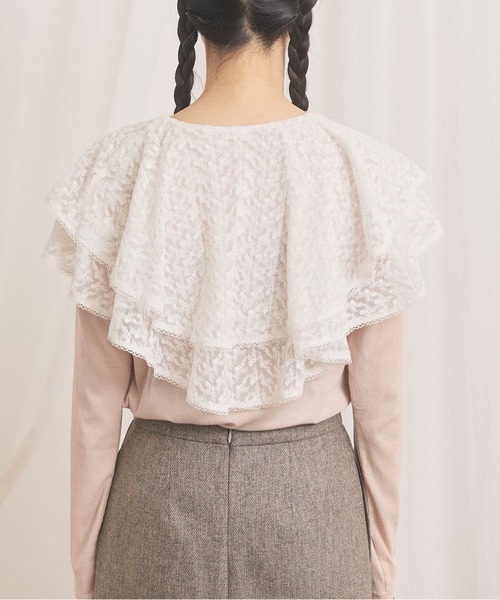 fig London(フィグロンドン)の「Hazel collar(付け襟・レディース・ホワイト/ブラック・FREE)」の21枚目の写真