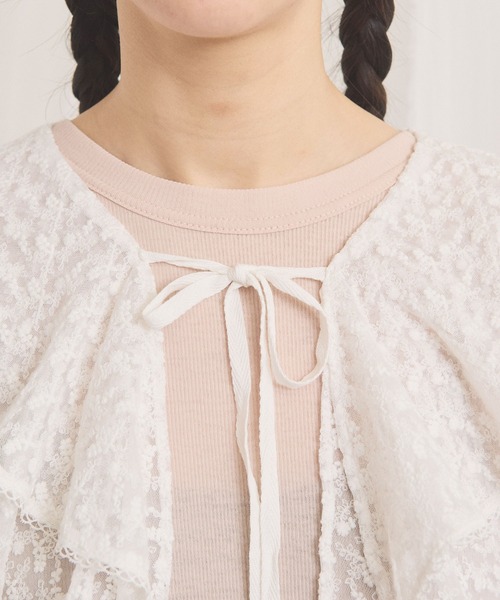 fig London(フィグロンドン)の「Hazel collar(付け襟・レディース・ホワイト/ブラック・FREE)」の5枚目の写真