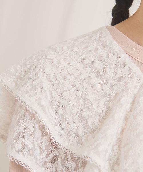 fig London(フィグロンドン)の「Hazel collar(付け襟・レディース・ホワイト/ブラック・FREE)」の6枚目の写真