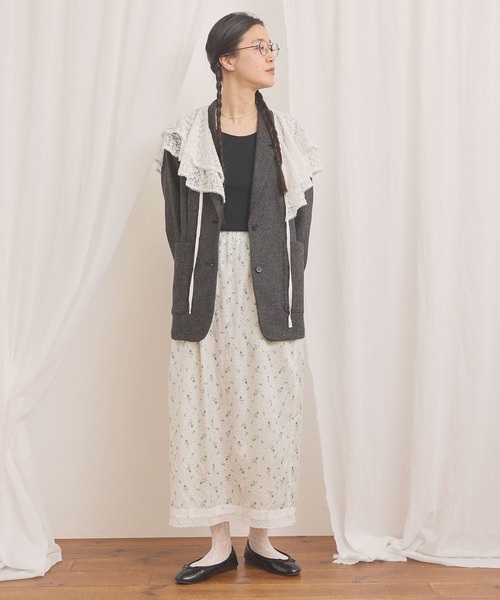 fig London(フィグロンドン)の「Hazel collar(付け襟・レディース・ホワイト/ブラック・FREE)」の9枚目の写真