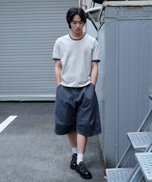 JUAN HOMME(ジュアンオム)の「クロップフィットリングハーフスリーブ(クリーム)(Tシャツ/カットソー・メンズ・その他・SMALL/MEDIUM/LARGE)」の5枚目の写真