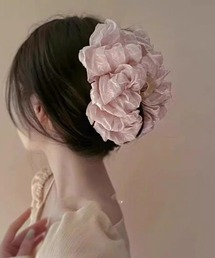 リボンヘアクリップ