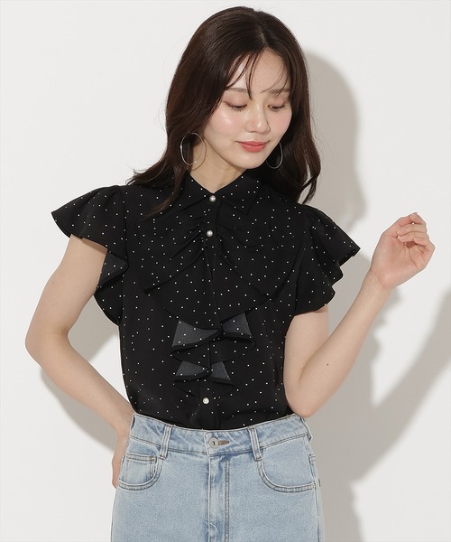 WILLSELECTION(ウィルセレクション)の「リボンディティールブラウス(シャツ/ブラウス・レディース・ブラック系その他2/ブラック系その他/オフホワイト/ピンク/ホワイト系その他・FREE)」の4枚目の写真