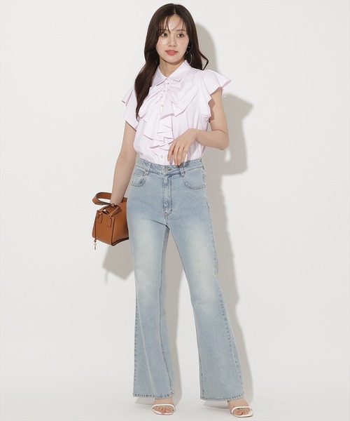 WILLSELECTION(ウィルセレクション)の「リボンディティールブラウス(シャツ/ブラウス・レディース・ブラック系その他2/ブラック系その他/オフホワイト/ピンク/ホワイト系その他・FREE)」の8枚目の写真