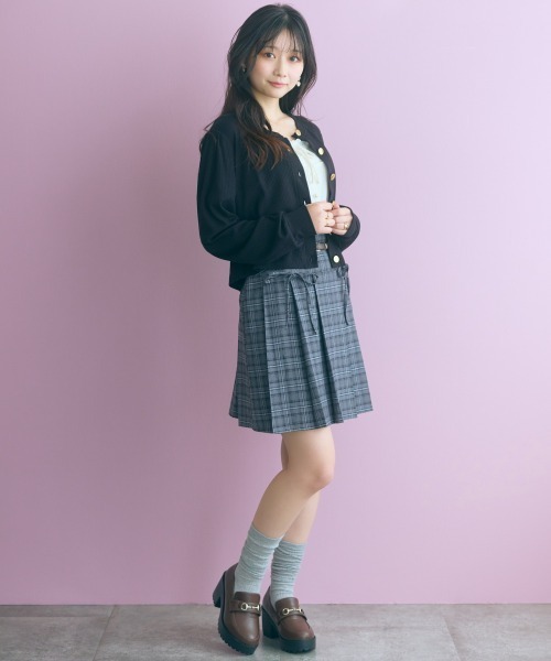 marun(マルン)の「<大きいサイズ>フレア袖テレコリブスクエアネックカットソー marun(Tシャツ/カットソー・レディース・オフホワイト/ブラック・L/LL/3L/4L/5L)」の7枚目の写真