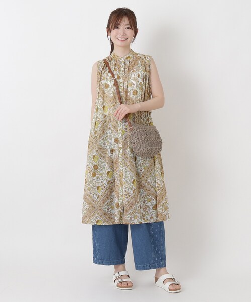 one'sterrace(ワンズテラス)の「SE 雑材 ラウンドショルダー(ショルダーバッグ・レディース・ベージュ系その他7/ベージュ系8・99)」の12枚目の写真