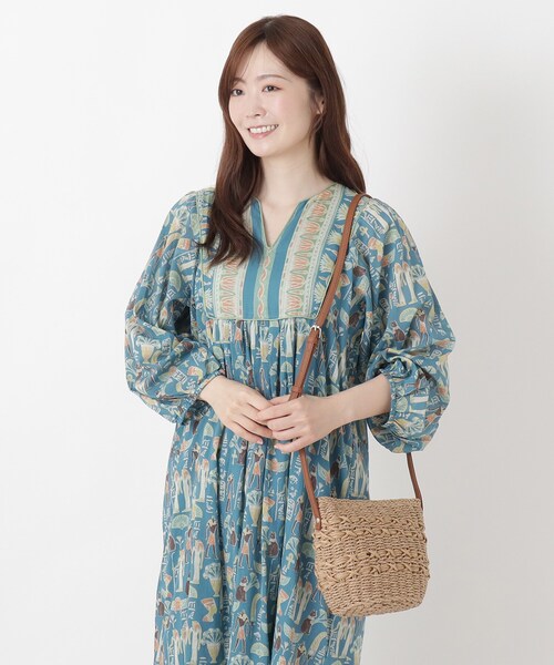 one'sterrace(ワンズテラス)の「SE 雑材 ラウンドショルダー(ショルダーバッグ・レディース・ベージュ系その他7/ベージュ系8・99)」の13枚目の写真