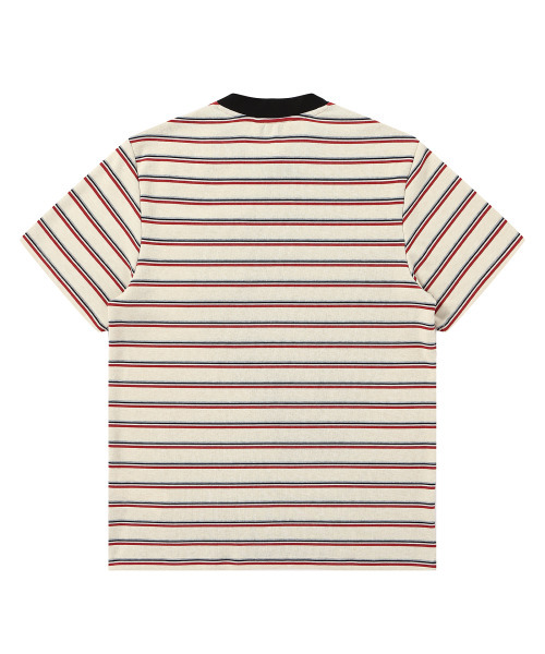 SOLEW(ソル)の「スタンダードハーフスリーブTシャツ_アイボリーストライプ(Tシャツ/カットソー・メンズ・その他・X-LARGE/SMALL/MEDIUM/LARGE)」の2枚目の写真