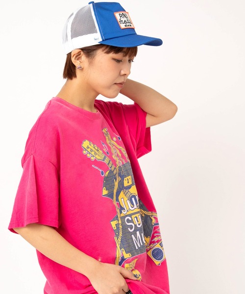RNA(アールエヌエー)の「M2699 【PINKMOTEL】トレジャープリントTEE(Tシャツ/カットソー・レディース・オレンジ/ライトブルー/レッドパープル/ホワイト・MEDIUM)」の4枚目の写真