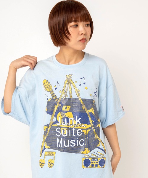 RNA(アールエヌエー)の「M2699 【PINKMOTEL】トレジャープリントTEE(Tシャツ/カットソー・レディース・オレンジ/ライトブルー/レッドパープル/ホワイト・MEDIUM)」の3枚目の写真