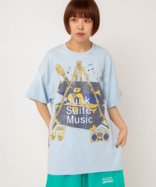 RNA(アールエヌエー)の「M2699 【PINKMOTEL】トレジャープリントTEE(Tシャツ/カットソー・レディース・オレンジ/ライトブルー/レッドパープル/ホワイト・MEDIUM)」の6枚目の写真