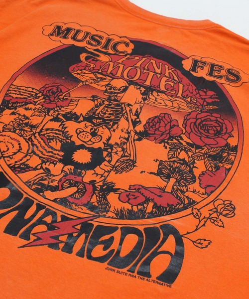 RNA(アールエヌエー)の「M2699 【PINKMOTEL】トレジャープリントTEE(Tシャツ/カットソー・レディース・オレンジ/ライトブルー/レッドパープル/ホワイト・MEDIUM)」の16枚目の写真