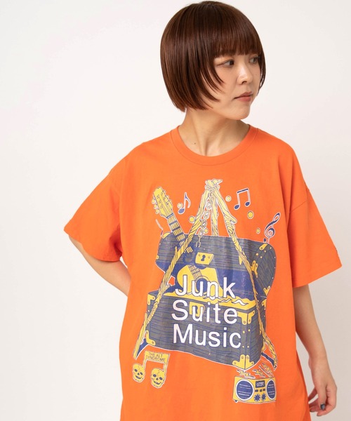 RNA(アールエヌエー)の「M2699 【PINKMOTEL】トレジャープリントTEE(Tシャツ/カットソー・レディース・オレンジ/ライトブルー/レッドパープル/ホワイト・MEDIUM)」の15枚目の写真