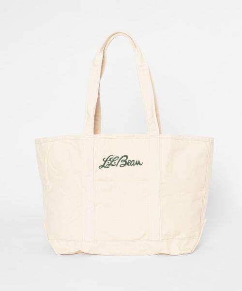 L.L.Bean(エルエルビーン)の「L.L.Bean GROCERY TOTE LONG HANDLE(トートバッグ・メンズ・オリーブ/ホワイト系その他・ONE)」の2枚目の写真