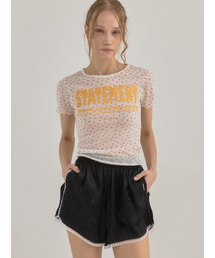 Pink Motel Statement Tee_Ivory