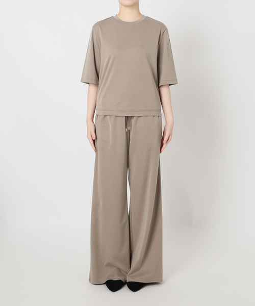 IENA LA BOUCLE（イエナラブークル）の「《追加2》IENA LA BOUCLE Cupra mix イージーパンツ（その他パンツ・レディース・ベージュ/ブラック・34/36/38/40）」の5枚目の写真