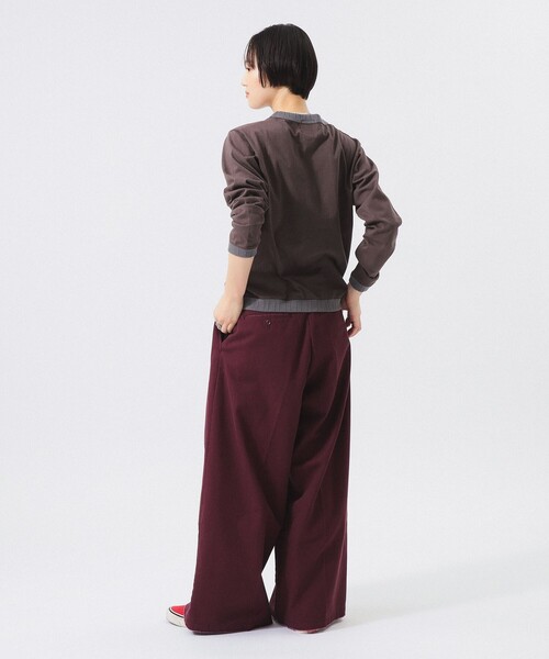 BEAMS BOY（ビームスボーイ）の「【別注】Jackman / ロゴ ロングスリーブ カットソー 26FW（Tシャツ/カットソー・レディース・ブラウン/ホワイト/ブルー・ONE SIZE）」の8枚目の写真