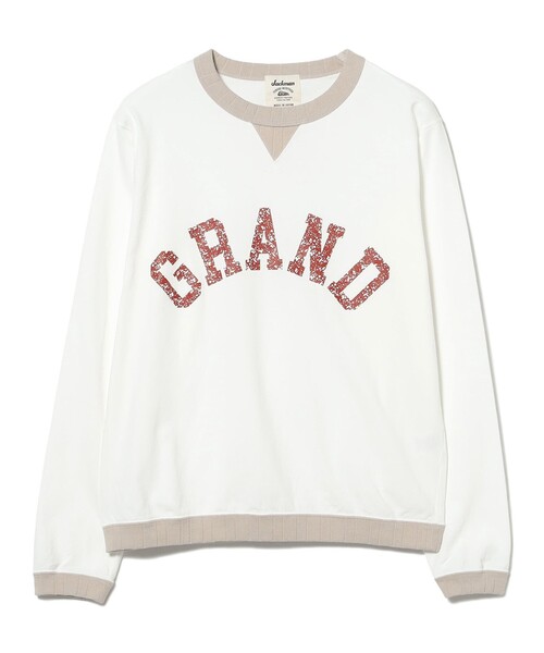 BEAMS BOY（ビームスボーイ）の「【別注】Jackman / ロゴ ロングスリーブ カットソー 26FW（Tシャツ/カットソー・レディース・ブラウン/ホワイト/ブルー・ONE SIZE）」の19枚目の写真