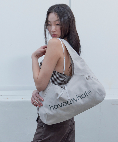 HAVEAWHALE（ハブアホエール）の「cotton baguette eco bag (IV)（エコバッグ/サブバッグ・レディース・その他・FREE）」の2枚目の写真