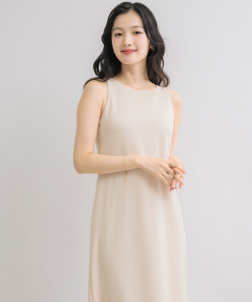 NEUNA(ヌナ)の「【\4,950円で買える!】アメスリスマートワンピース(ワンピース・レディース・アイボリー/ブラック・FREE)」の6枚目の写真