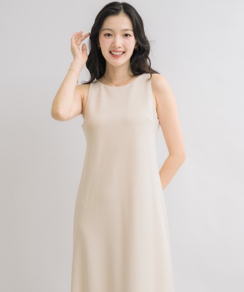 NEUNA(ヌナ)の「【\4,950円で買える!】アメスリスマートワンピース(ワンピース・レディース・アイボリー/ブラック・FREE)」の5枚目の写真