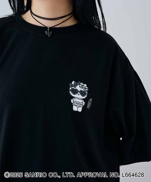 MEDE19F(メデジュウキュウ)の「MEDE19F HELLO KITTY トコナツを感じるプリントTシャツ(Tシャツ/カットソー・レディース・ホワイト・L/M)」の14枚目の写真
