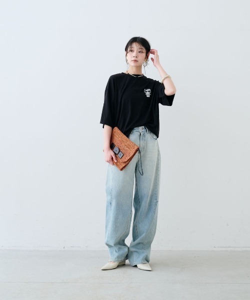 MEDE19F(メデジュウキュウ)の「MEDE19F HELLO KITTY トコナツを感じるプリントTシャツ(Tシャツ/カットソー・レディース・ホワイト・L/M)」の8枚目の写真