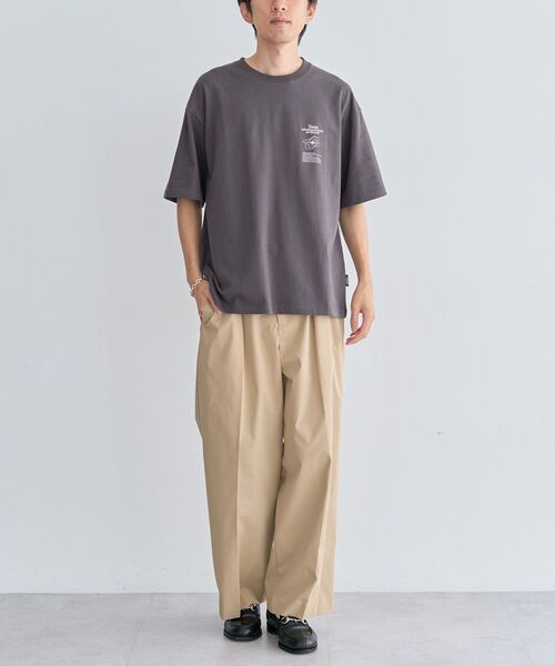 CRAFT STANDARD BOUTIQUE(クラフトスタンダードブティック)の「スペースアートグラフィックTシャツ(Tシャツ/カットソー・メンズ・チャコールグレー/ホワイト/ネイビー/ブラック・M/L)」の6枚目の写真