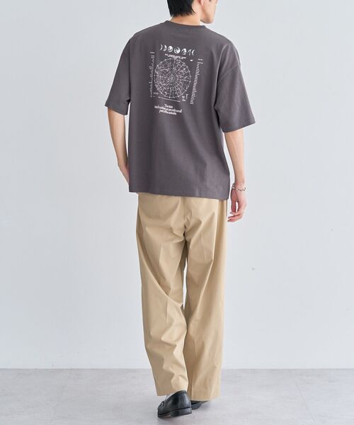 CRAFT STANDARD BOUTIQUE(クラフトスタンダードブティック)の「スペースアートグラフィックTシャツ(Tシャツ/カットソー・メンズ・チャコールグレー/ホワイト/ネイビー/ブラック・M/L)」の8枚目の写真