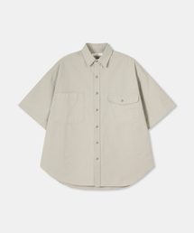 THEENDQUESTION（ジエンドクエスチョン）の「Ripstop pigment shirt / BEIGE（シャツ/ブラウス）」