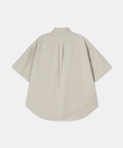 THEENDQUESTION（ジエンドクエスチョン）の「Ripstop pigment shirt / BEIGE（シャツ/ブラウス・レディース・その他・FREE）」の2枚目の写真