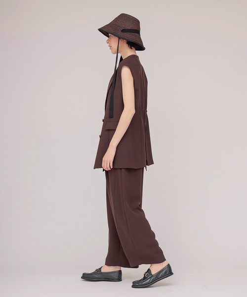 DRESSLAVE（ドレスレイブ）の「soft barrel slacks(ソフトトバレルスラックス)（スラックス・レディース・グレー/ブラウン・38/36）」の9枚目の写真