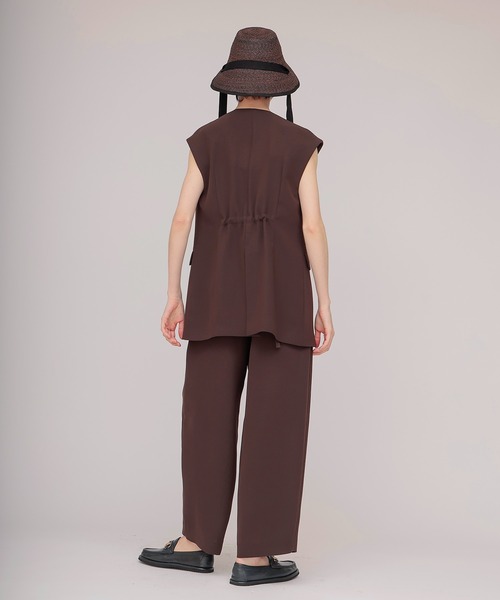 DRESSLAVE（ドレスレイブ）の「soft barrel slacks(ソフトトバレルスラックス)（スラックス・レディース・グレー/ブラウン・38/36）」の10枚目の写真