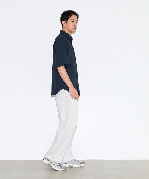 coca(coca)(コカ)の「ポリエステルブロードリラックス半袖シャツ(シャツ/ブラウス・メンズ・イエロー/ネイビー/ブラウン/ライトグリーン・L/M/XL)」の20枚目の写真