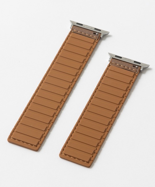 emonique(エモニーク)の「PUレザー アップルウォッチバンド Apple Watch バンド【38mm/40mm/41mm 対応】(デジタル腕時計・メンズ・グレー/ブラック/ホワイト/ブラウン・38)」の8枚目の写真